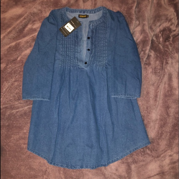 🎉New Listing🎉 Reborn Denim Tunic - Picture 2 of 3